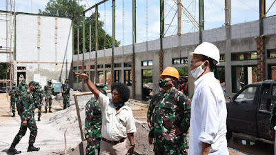 Tingkatkan Sarana Pendidikan, Pangdam III/Siliwangi Tinjau Pembangunan GSG dan Sarana Olahraga di Secaba Rindam