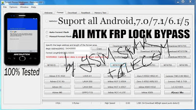 All Mediatek & Spd Frp Tool Bypass Unlock 