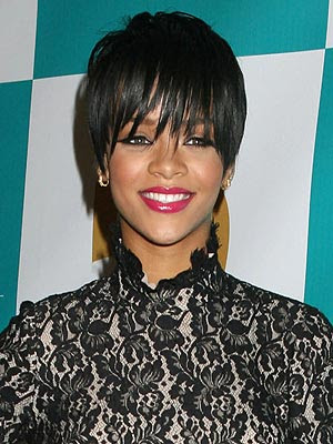 rihanna short hairstyles