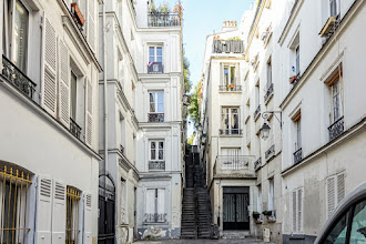 Paris : Passage Cottin à Montmartre, des escaliers insolites, un air de Vieux Paris  - XVIIIème