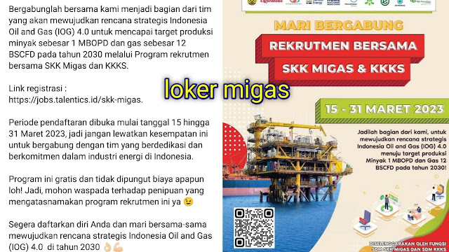 Lowongan Kerja Migas di BUMN Terkemuka Bergabunglah dengan Tim SKK KKKS