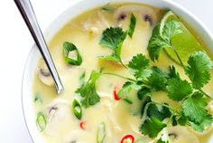 Tom Kha Gai (Thai Coconut Chicken Soup)