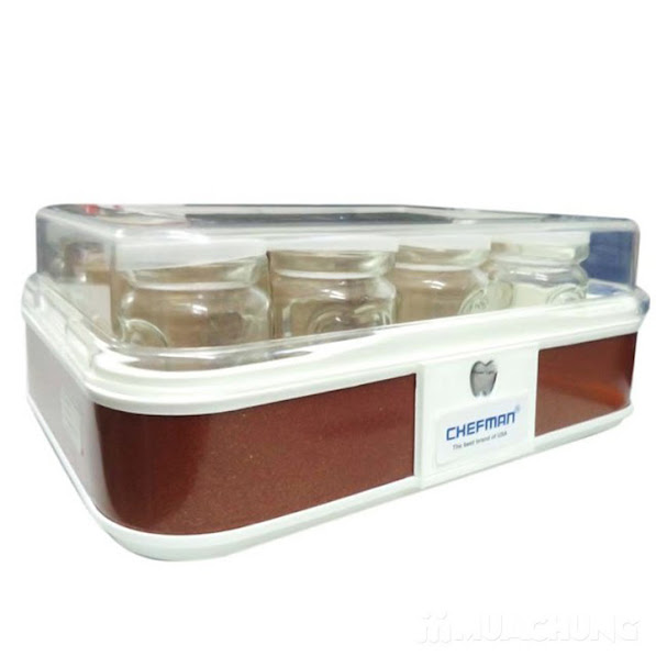 Máy làm sữa chua 12 cốc thủy tinh Chefman