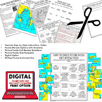 EARTH SCIENCE Activities for Test Prep, Test Review, Study Guides, and Vocabulary Review--PICTURE PUZZLES