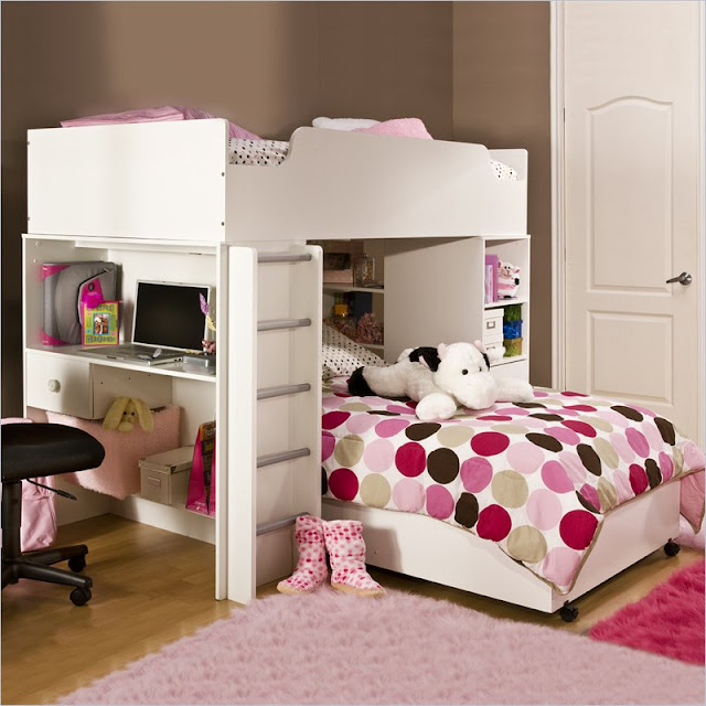 Girls Bedroom Ideas Loft Bed