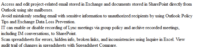 Other Features Microsoft Office Pro Plus 2013 SP1 Other Features Microsoft Office Pro Plus 2013 SP1