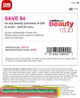 Free Printable Cvs Pharmacy Coupons