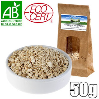 50gr de ginseng blanc bio