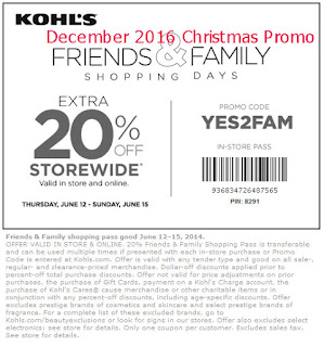 Kohls coupons december