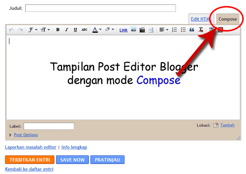 post editor compose