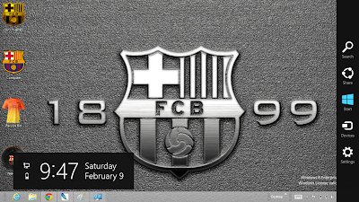 FC Barcelona 2013 Theme For Windows 8