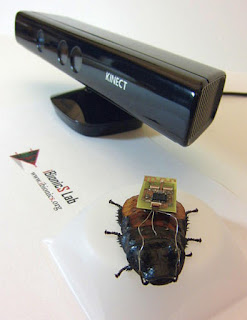 North Carolina State University researchers are using video game technology to remotely control cockroaches on autopilot, with a computer steering the cockroach through a controlled environment.