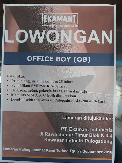 https://lokerkerjapt.blogspot.com/2018/09/lowongan-kerja-office-boy-pt-ekamant.html