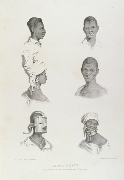 Heads circa 1836 Richard Bridgens