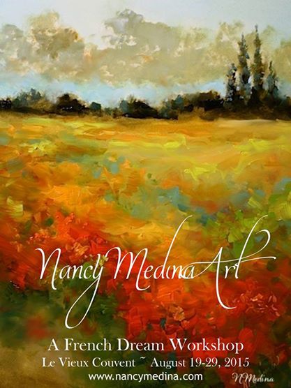 http://nancymedina.fineartstudioonline.com/page/4705/august-19-29-2015-le-vieux-couvent-southern-france-new