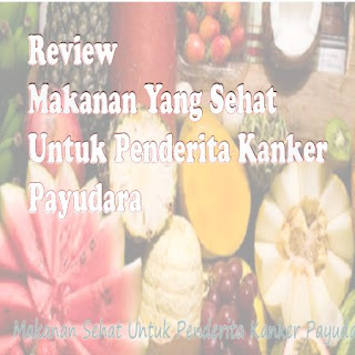 review makanan kanker payudara