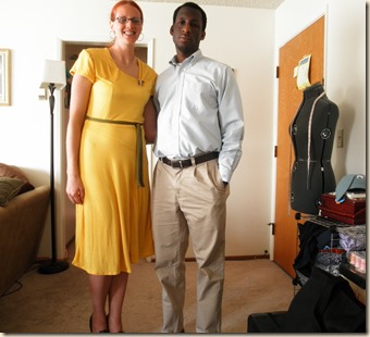 me and Dorian at Easter