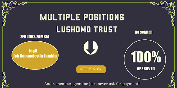 Multiple positions at Lushomo Trust, Grace Center