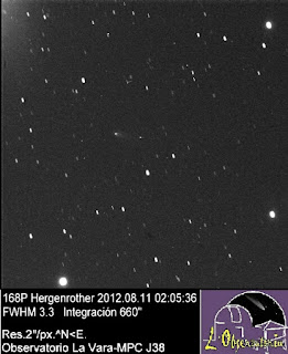 Cometa 168P Hergenrother 2012/08/10