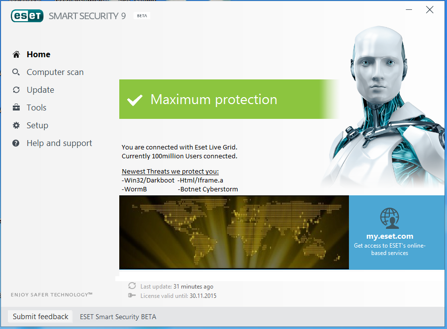 Eset Smart Security 9 Full Final and Eset NOD32 Antivirus ...