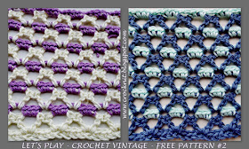 free crochet patterns, vintage, v-st, crazy vee