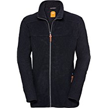 Nordcap Herren-Strickjacke in Marine Blau, Herrenjacke aus Strickfleece, funktionelle Herren-Bekleidung, Strick-Fleecejacke, Freizeit- & Übergangsjacke (Größe: 48 - 56)