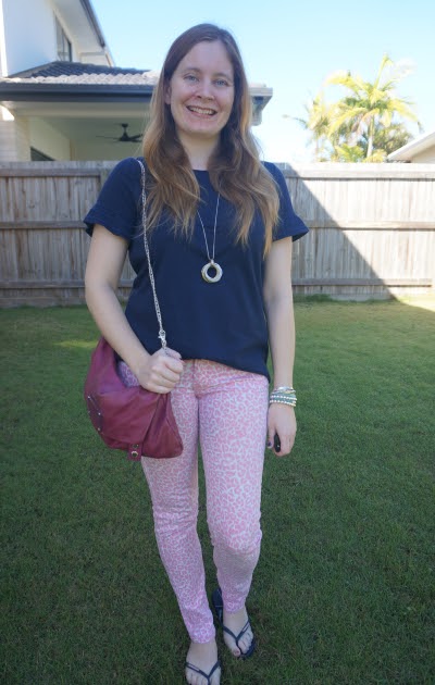 Navy Outfits With Marc by Marc Jacobs Electric Violet Bag