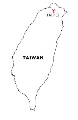 COLOREA TUS DIBUJOS: Mapa de Taiwan para colorear