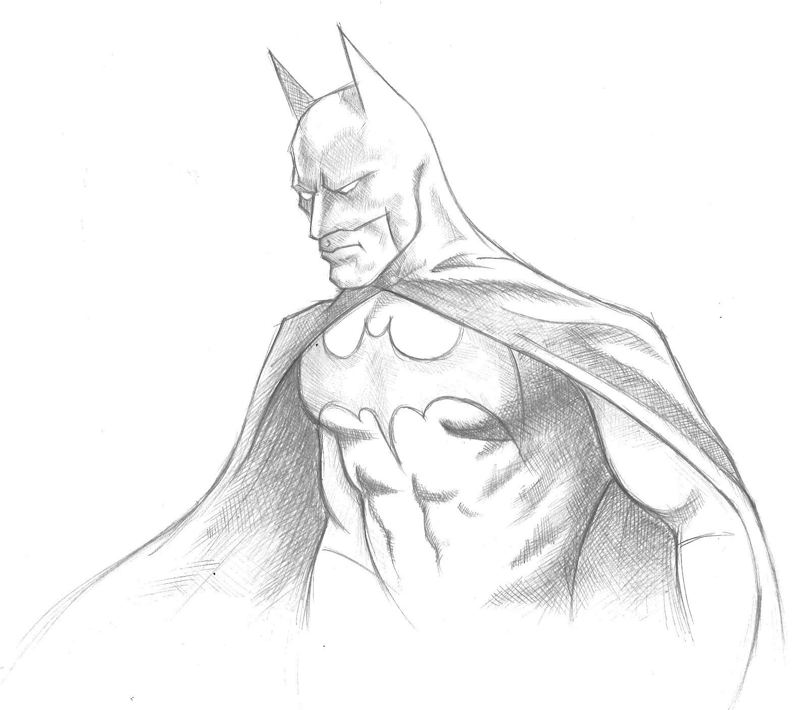 Alpystar illustrations: Batman Pencil Art Work