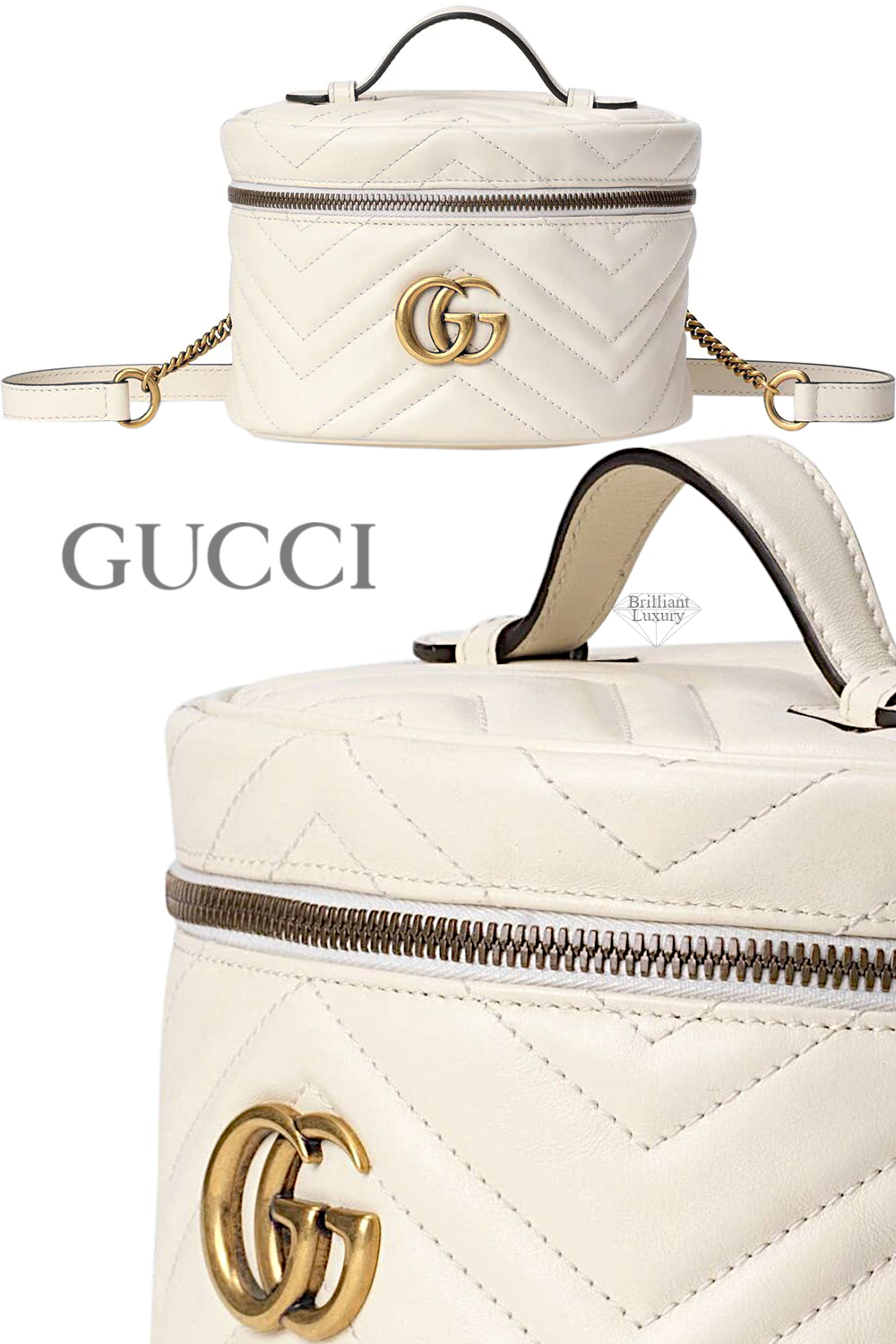 ♦Gucci GG logo case bag #gucci #bags #brilliantluxury