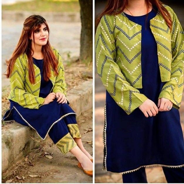 Simple and Stylish Plain Dress Ideas Pakistani