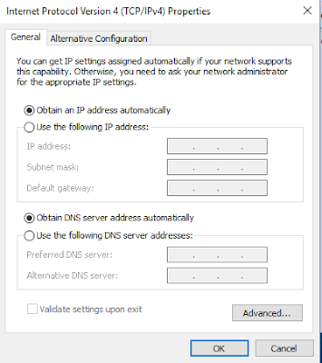 Seting dhcp client