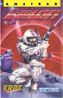 Jaquette du jeu vidéo Exolon sorti sur les micro ordinateurs des années 80.