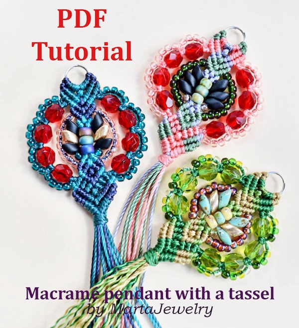 How to Make Colorful Macrame Ring Tutorials / The Beading Gem