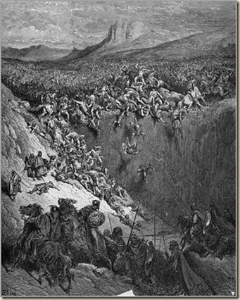 Gustavo Doré - Sansón destruyendo a los filisteos