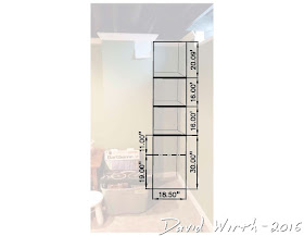 cad design corner shelf, 3d shelf, plans, dimensions