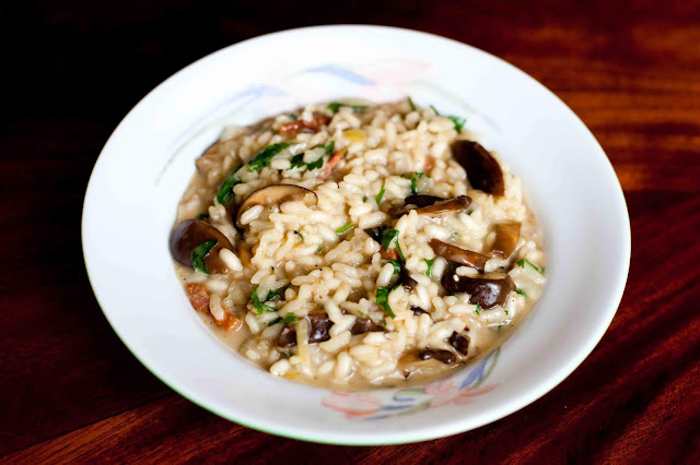 risotto z grzybami