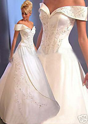 Wedding Gown Elegant, Luxurious