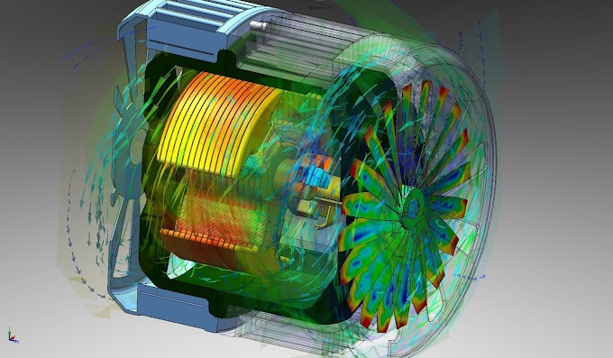 Wärmehaushalt elektrischer Maschinen und Antriebe mit Hilfe von CFD Simulation