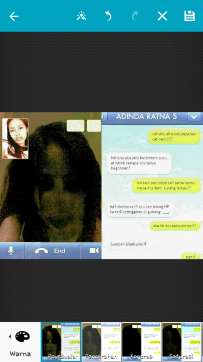 Video Call Line dengan Hantu Perempuan HOAX? Palsu? Bohong 