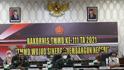 Danrem 071 Wijayakusuma Vicon Rakornis TMMD Reguler -111