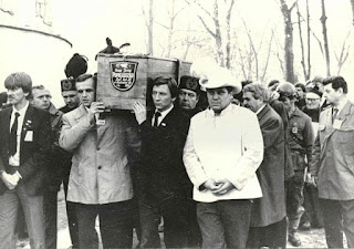 Funeral of Jerzy Popiełuszko, a Catholic priest killed by Communist authorities