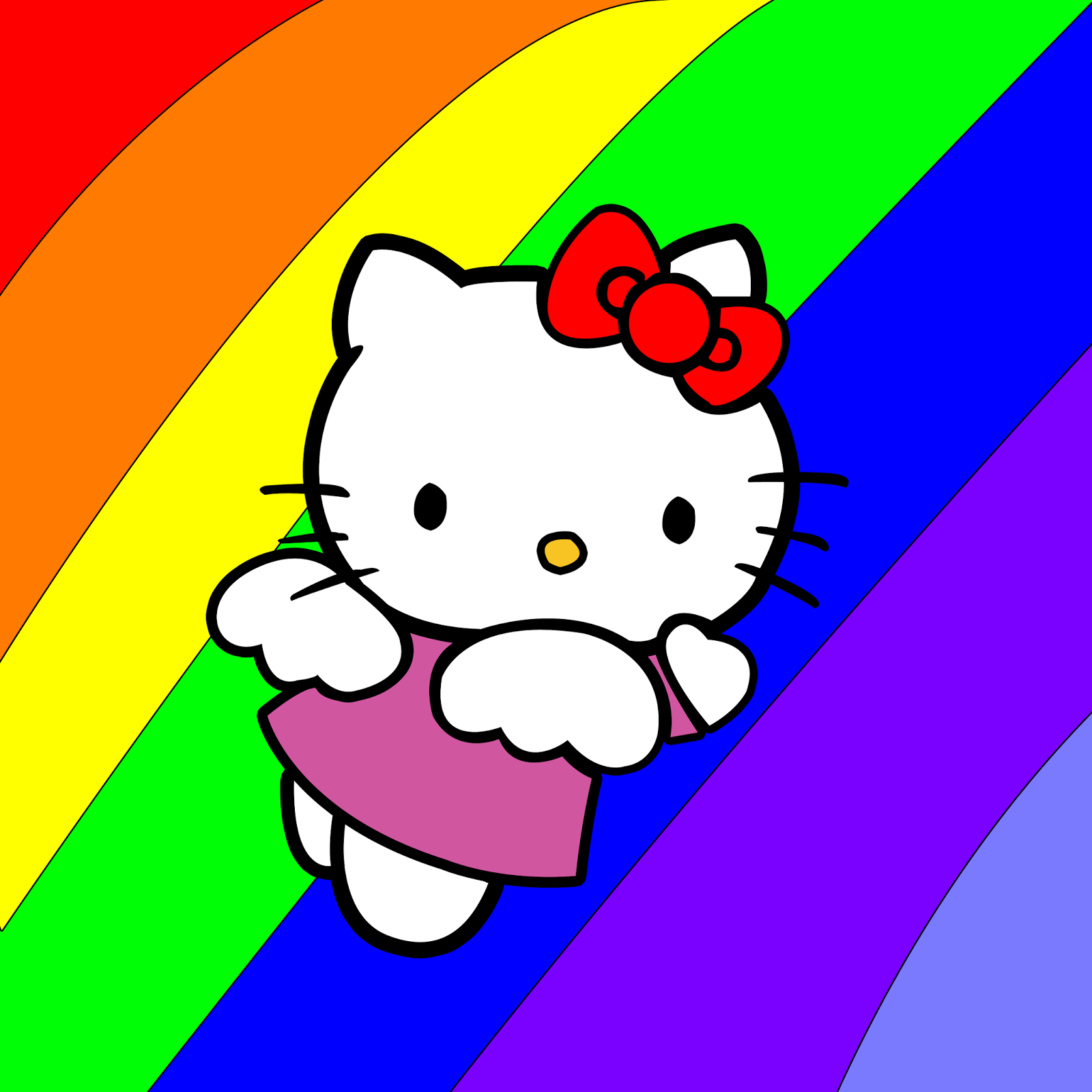 Hello Kitty imagenes con flores #AmoryAmistad﻿ Google