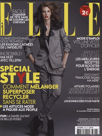 Kendra Spears - French Elle Cover