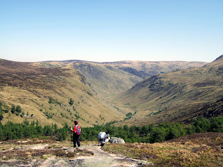 Descending below Loch Esk