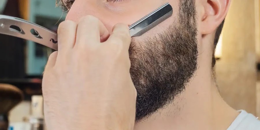 como perfilar barba