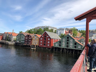 Trondheim - Speicherhäuser an der Nidelva