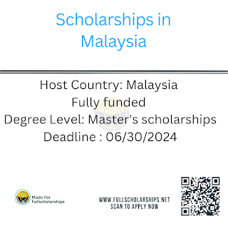 Study Free in Malaysia - Fully Funded Malaysian Government MTCP Scholarships 2024 - 2025 for Masters Degree | Scholarships in Malaysia