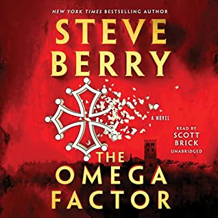 book cover of thriller audiobook The Omega Factor by Steve Berry