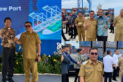 Presiden Joko Widodo Meresmikan Pelabuhan Terbesar di Indonesia Timur, Wakil Bupati Tana Toraja Turut Serta